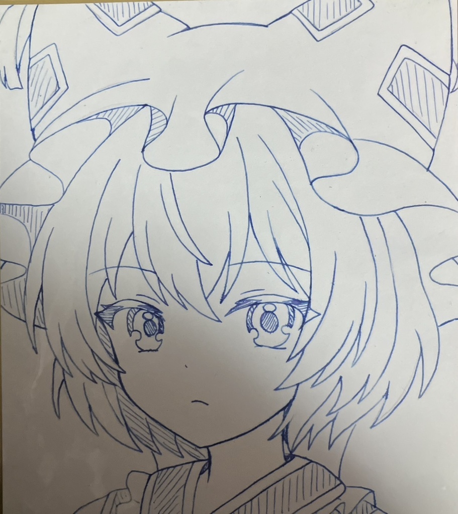 ☆東方project 手書き色紙 八雲藍 ☆