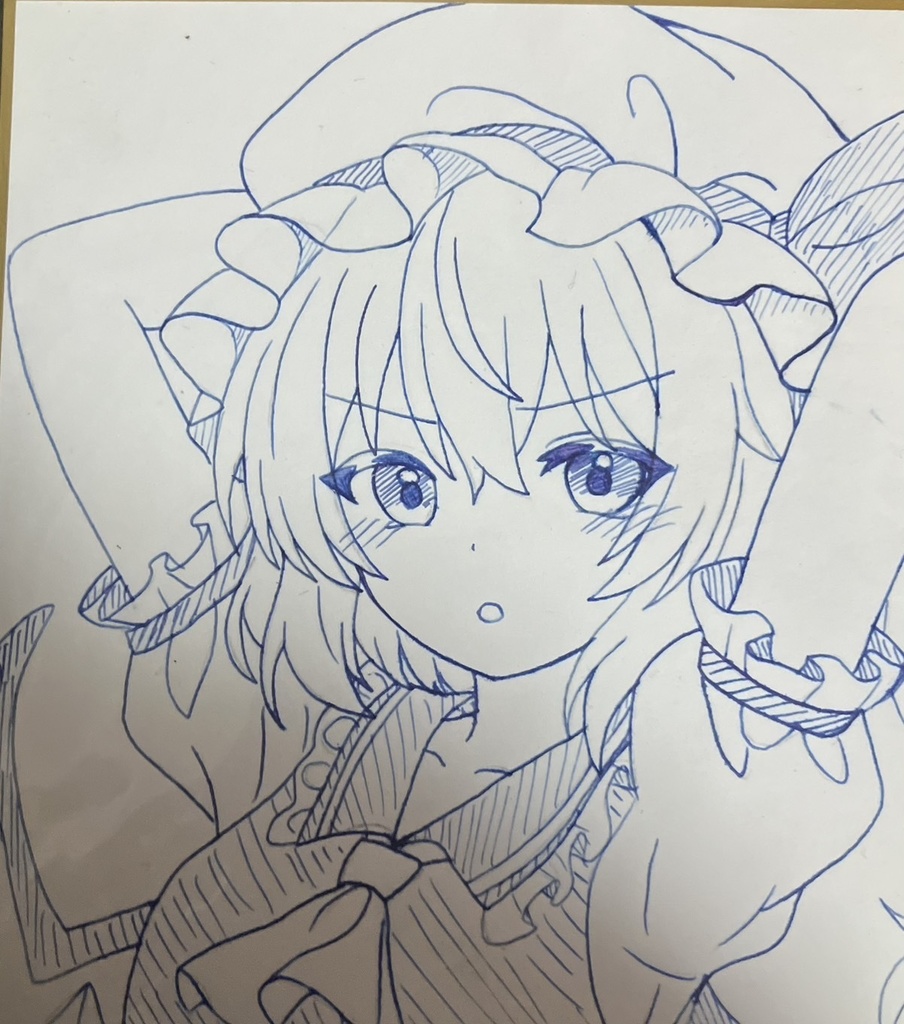 ☆東方project 手書き色紙 レミリア・スカーレット ☆