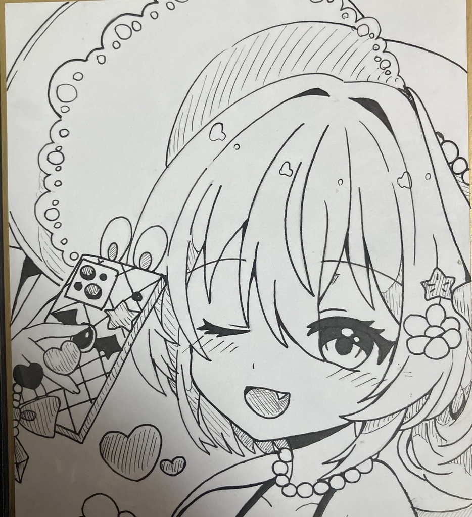 ☆東方project 手書き色紙 フランドール・スカーレット ☆