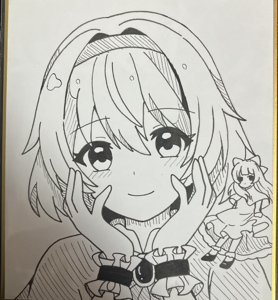 ☆東方project 手書き色紙 アリス・マーガドロイド ☆