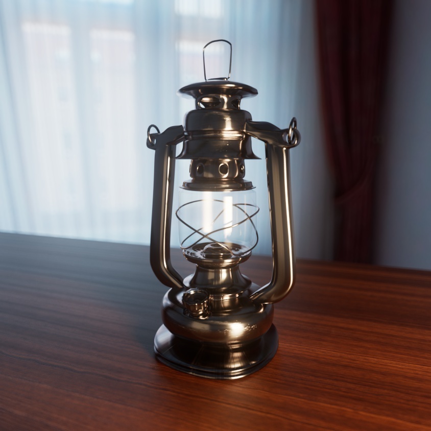 3Dモデル「ランタン」Lantern 3D Model