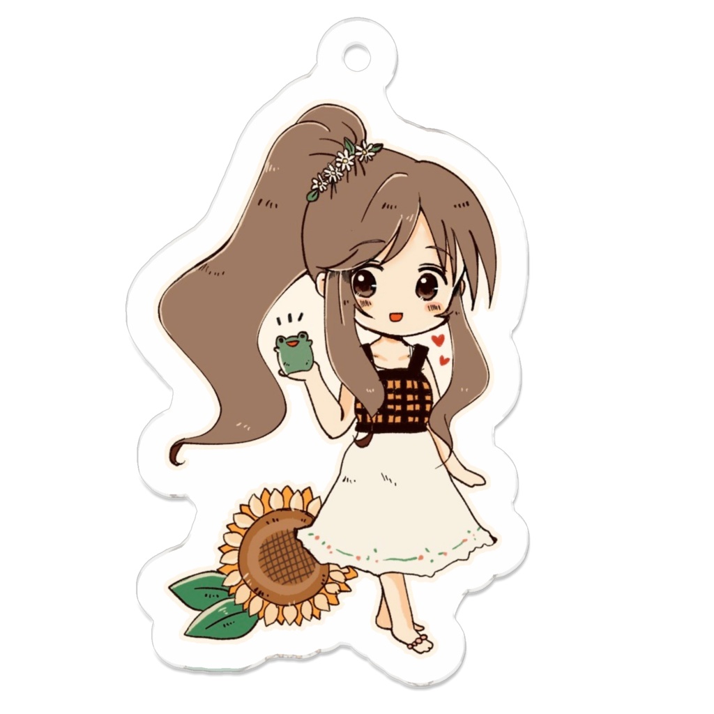 夏の、高森藍子ちゃんアクキー