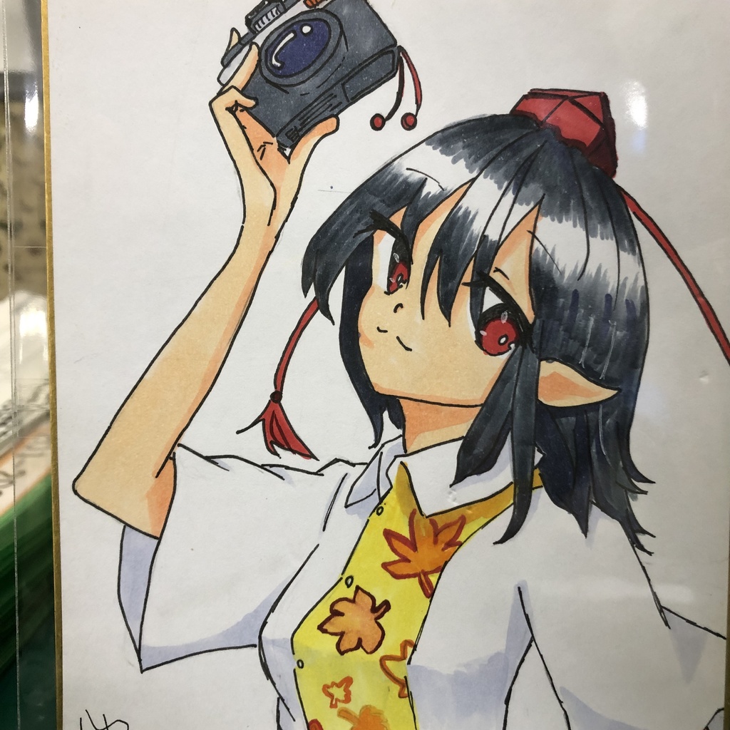 色紙(小)射命丸文