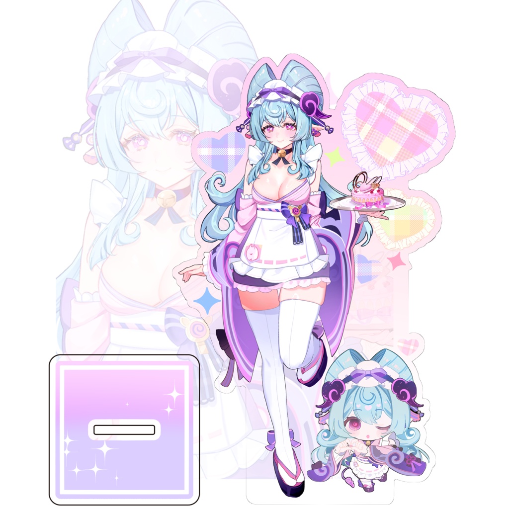 全面印刷アクリルスタンド(夢見月瑞希)