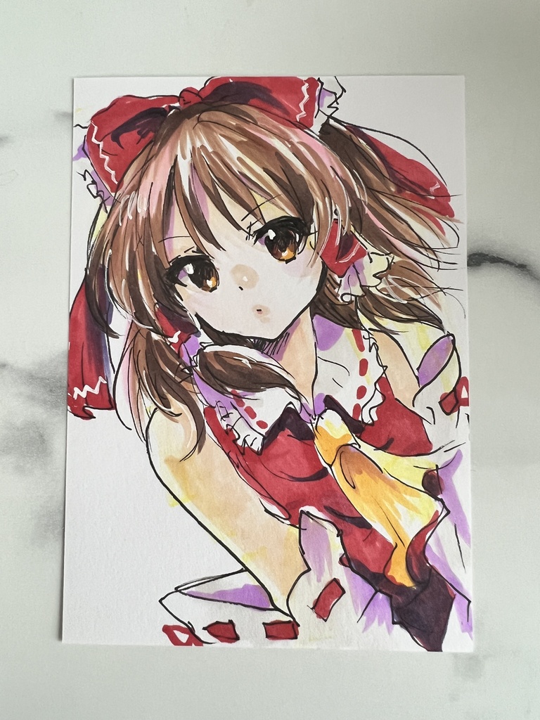 東方project 描き下ろし　トレーディングカード
