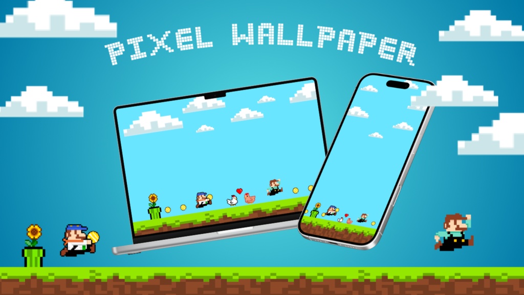 Pixel Quest: Retro Farm Adventure Wallpaper