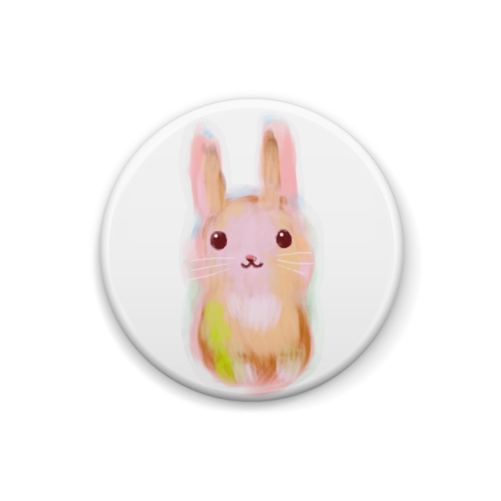 うさぎ 25mmミニ缶バッジ