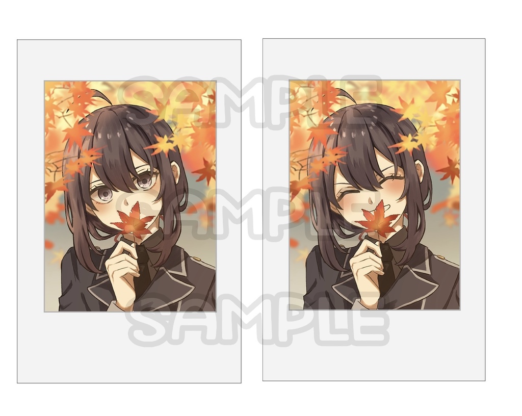 鯰尾チェキ風カード