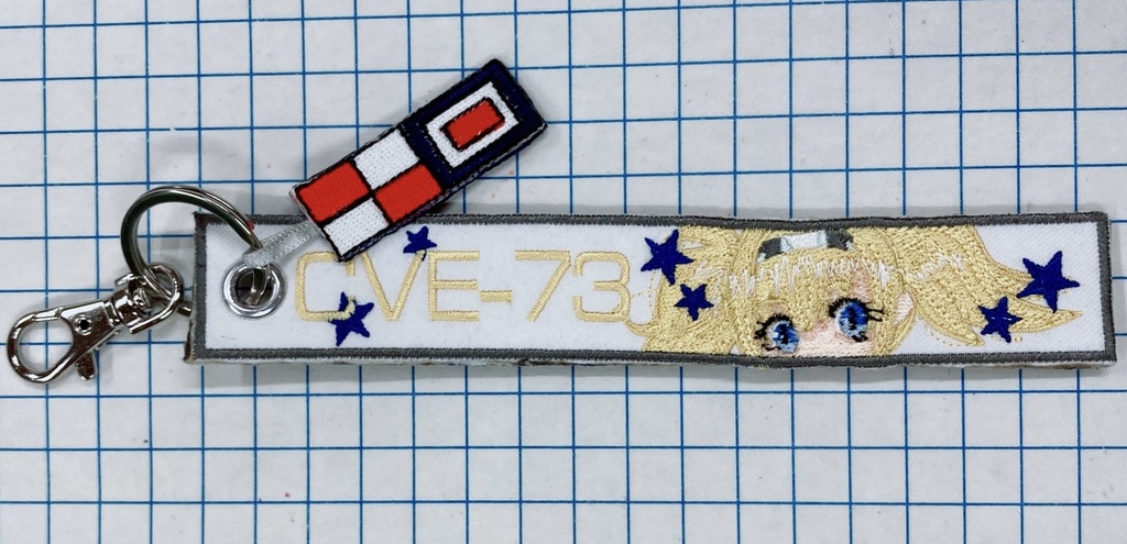 Gambier Bayの刺繍キーホルダー