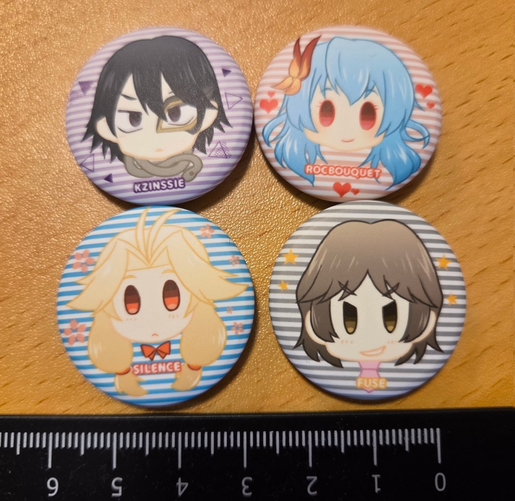 サガキャラ缶バッチ
