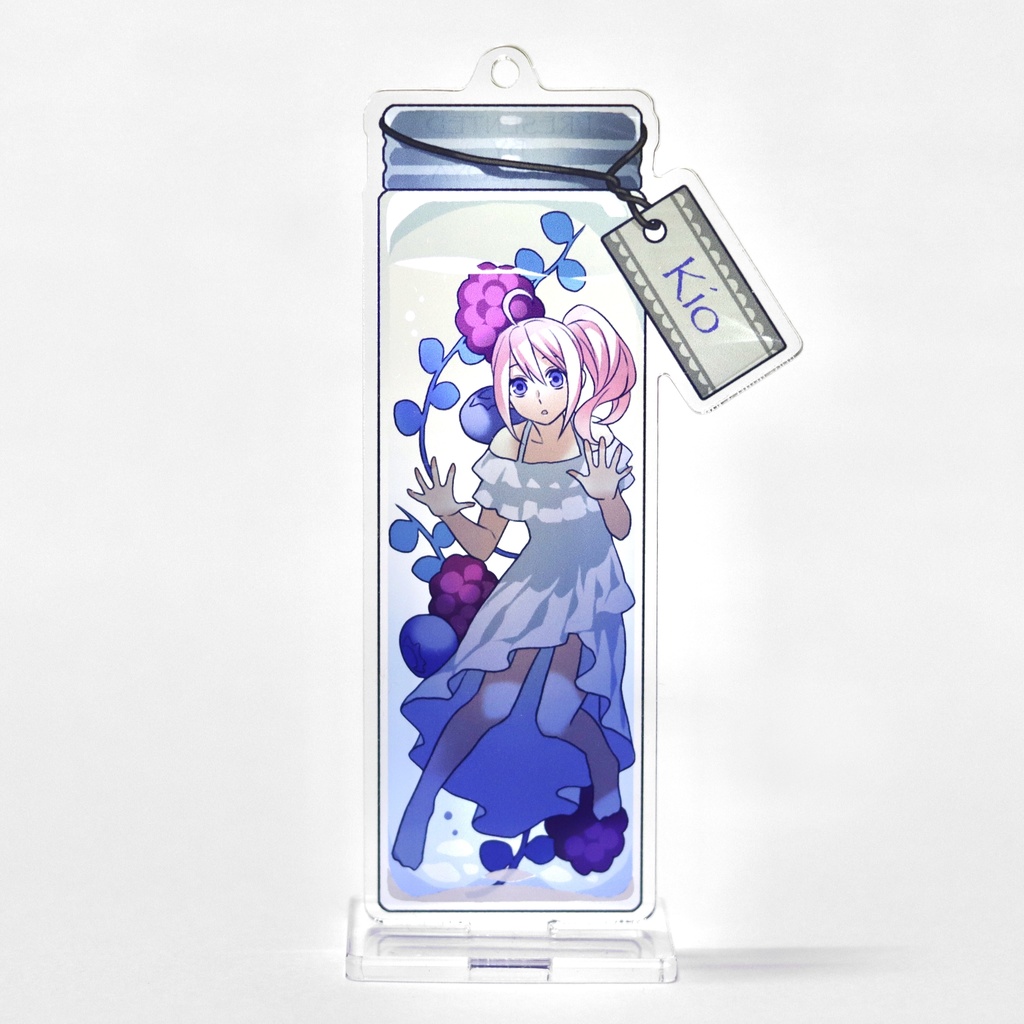 ハーバリウム風アクリルキーホルダー【キオ】