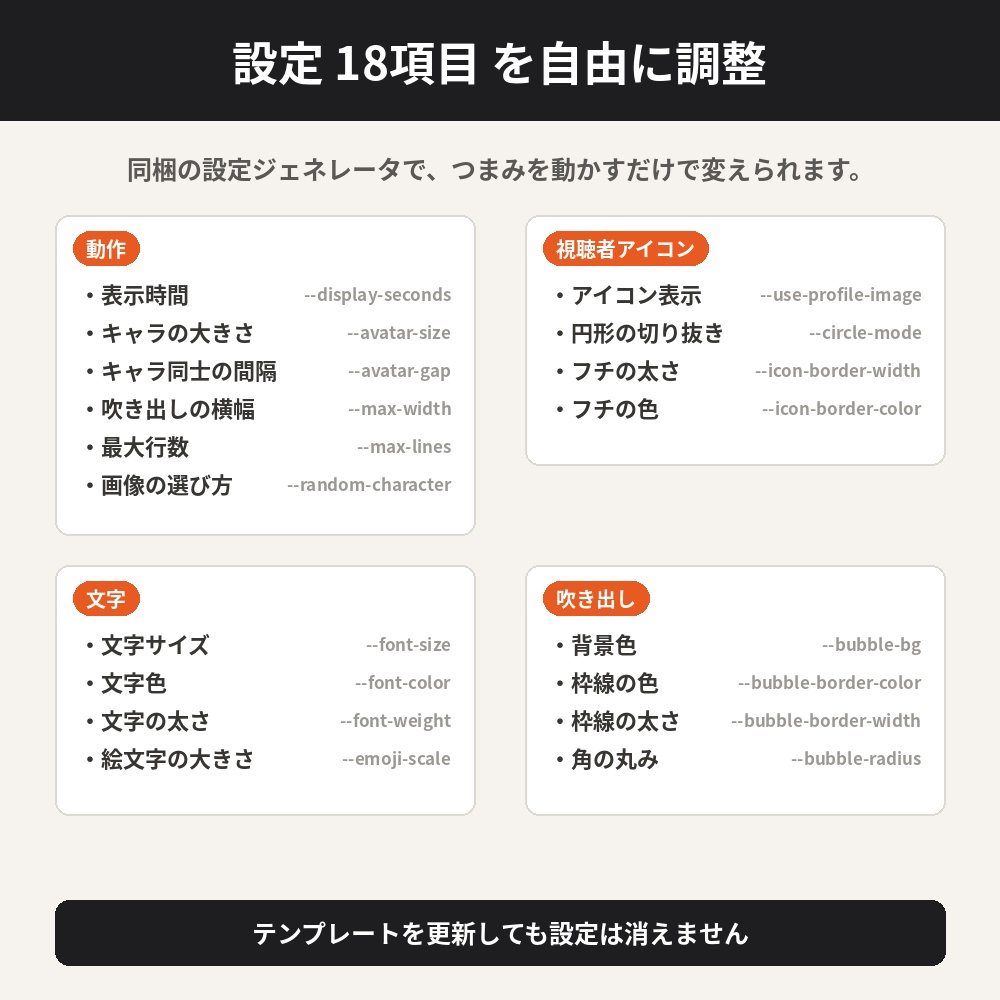 ひょっこりコメント|わんコメ用コメントテンプレート