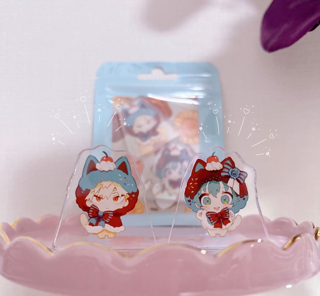 自立ミニアクリルスタンド（チョコミント）