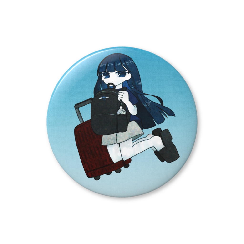 旅行つゆ旦缶バッジ