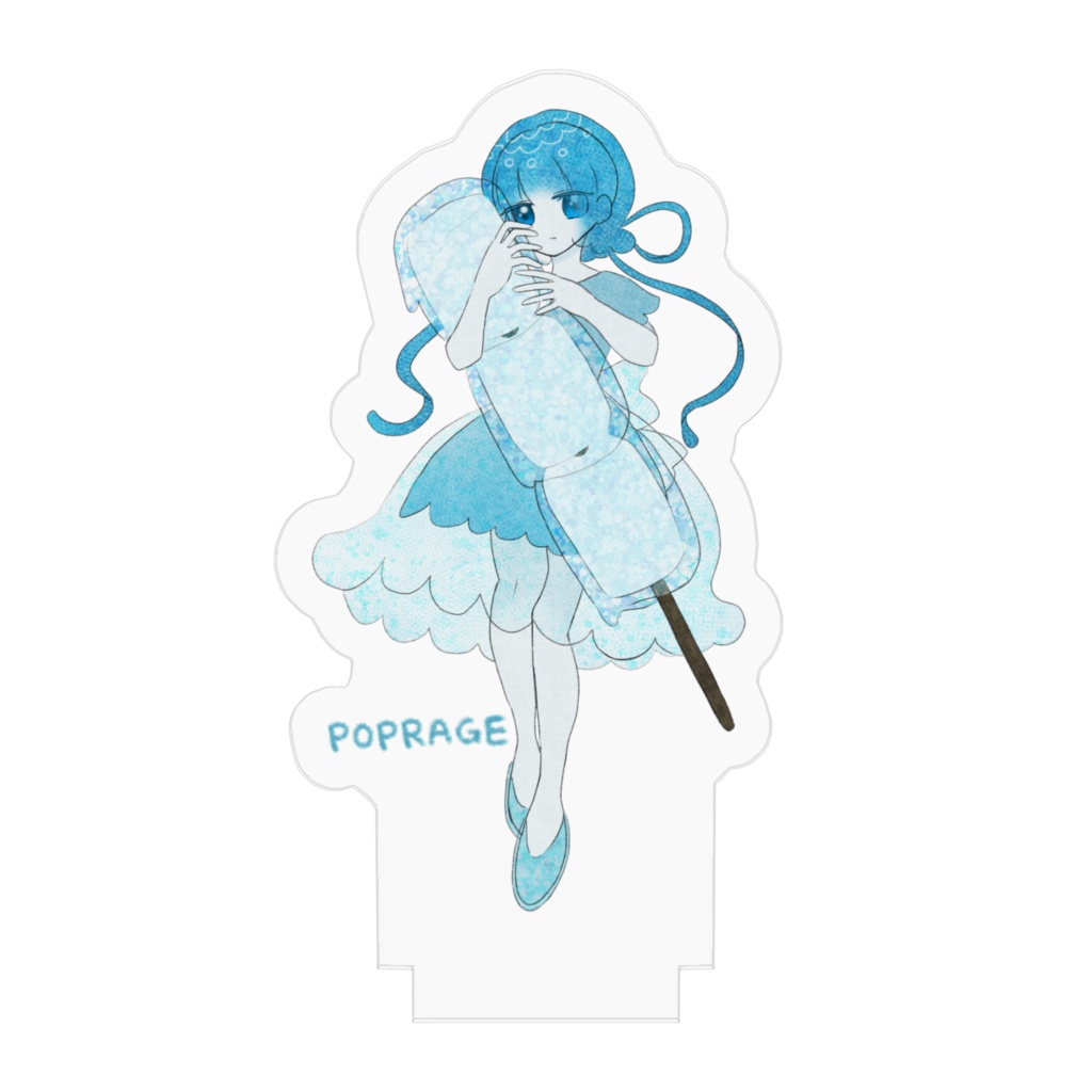 【ぽぷらげ】ソーダに浮かぶタンフル【フィギュア】