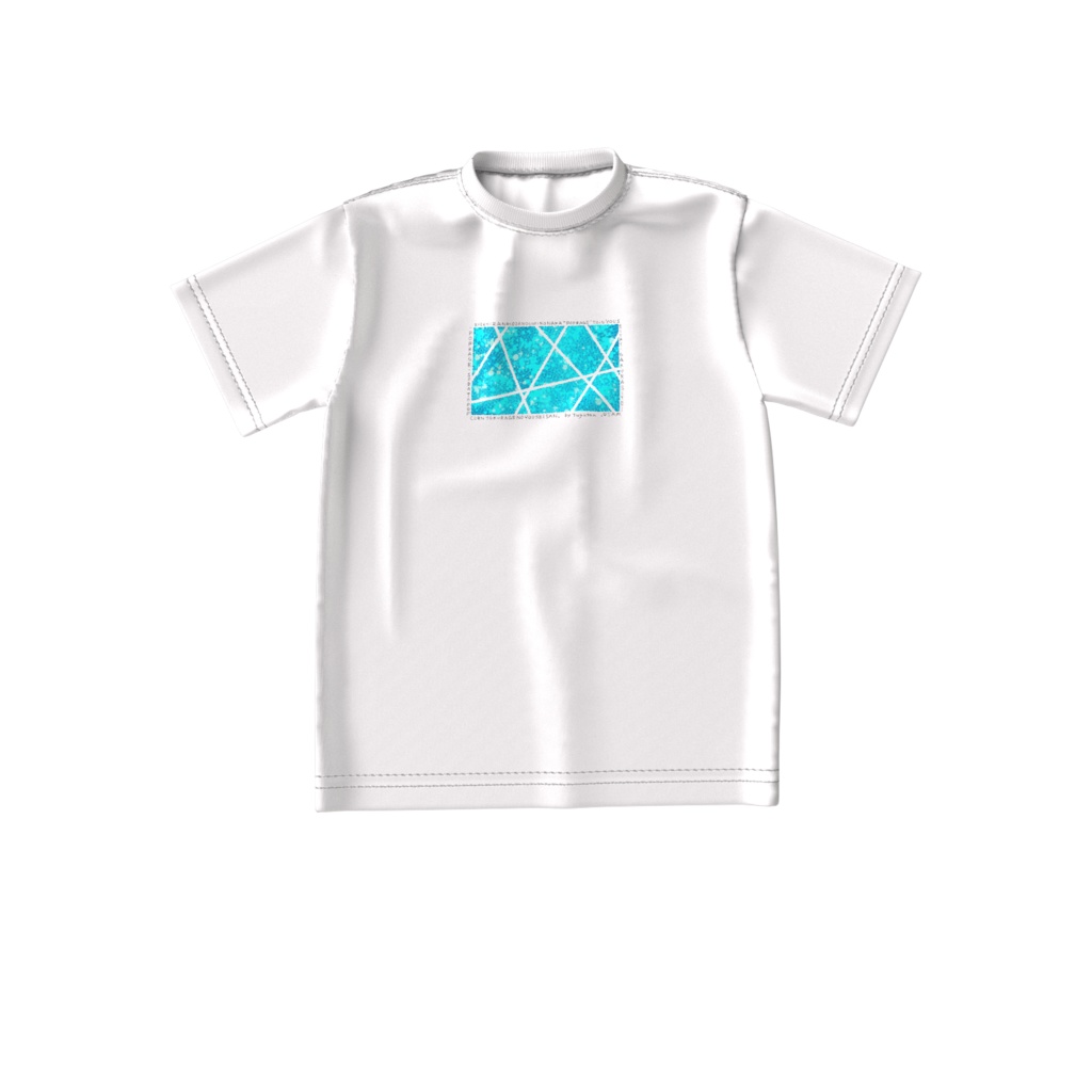 ぽぷらげ由来ロゴビックシルエットTシャツ