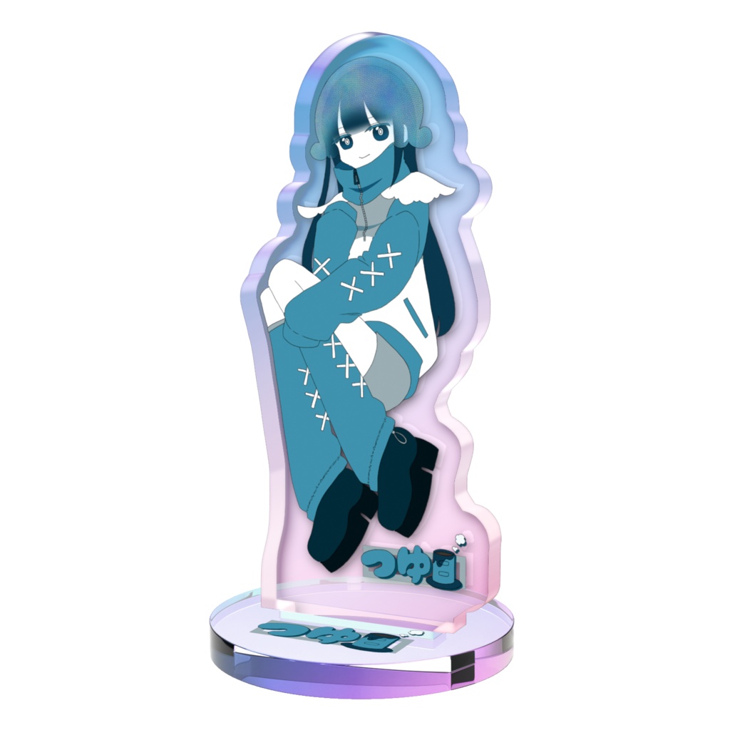 つゆ旦キービジュアルオーロラアクスタ