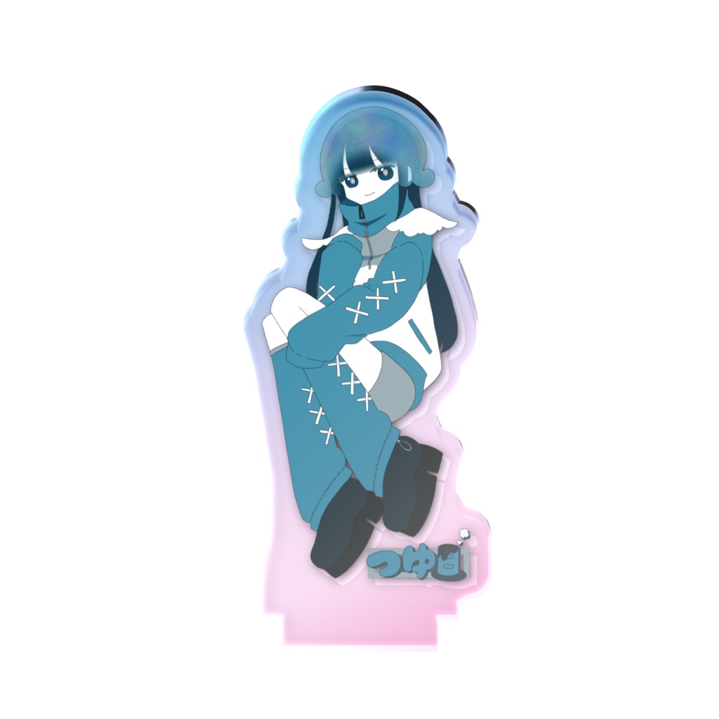 つゆ旦キービジュアルオーロラアクスタ