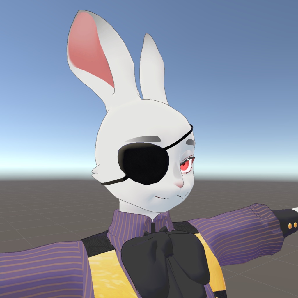 【無料】USAUSA眼帯セット【うさぎのエミル専用】