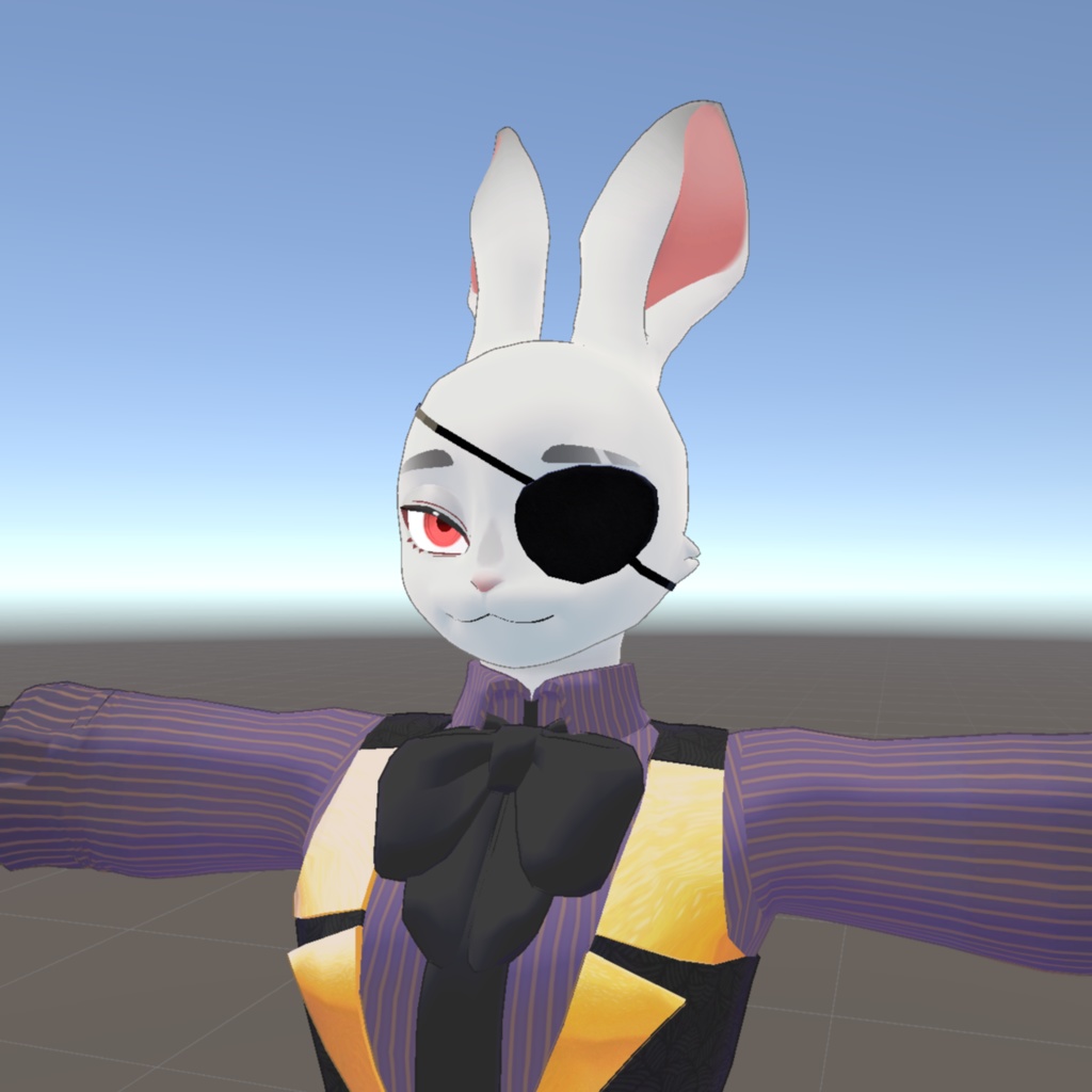 【無料】USAUSA眼帯セット【うさぎのエミル専用】