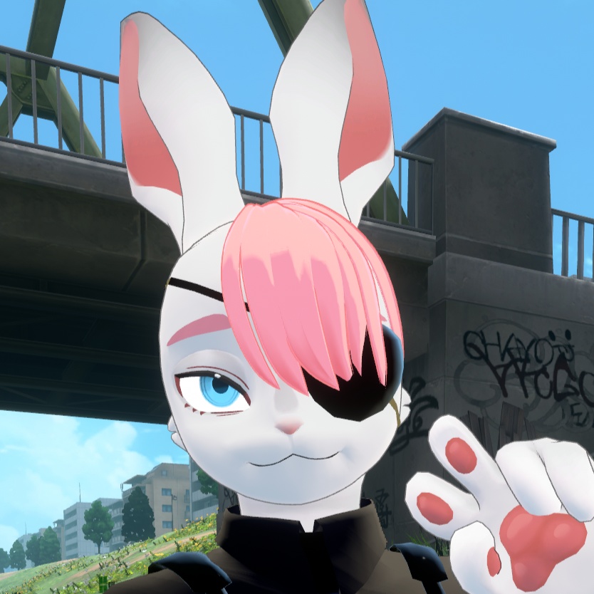 【無料】USAUSA眼帯セット【うさぎのエミル専用】