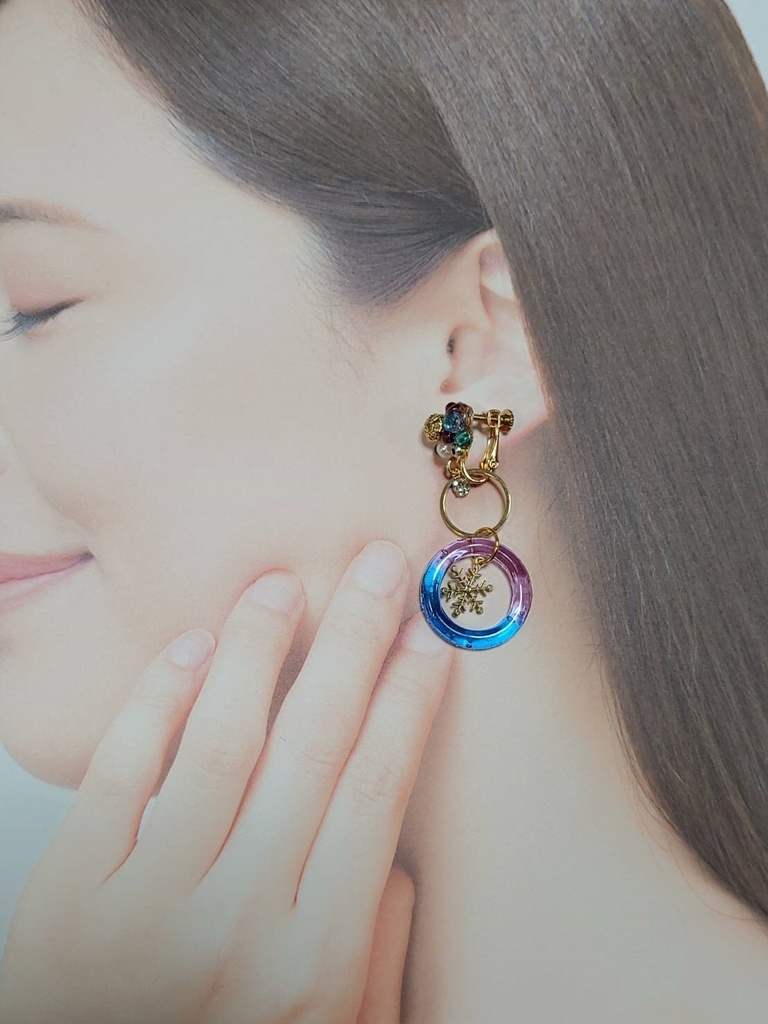 YOIイメージイヤリング リング型 2wayタイプ