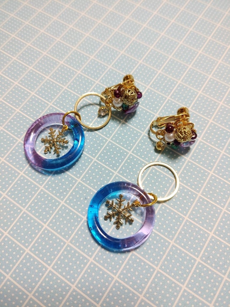 YOIイメージイヤリング リング型 2wayタイプ