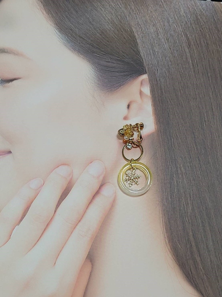 YOIイメージイヤリング リング型 2wayタイプ