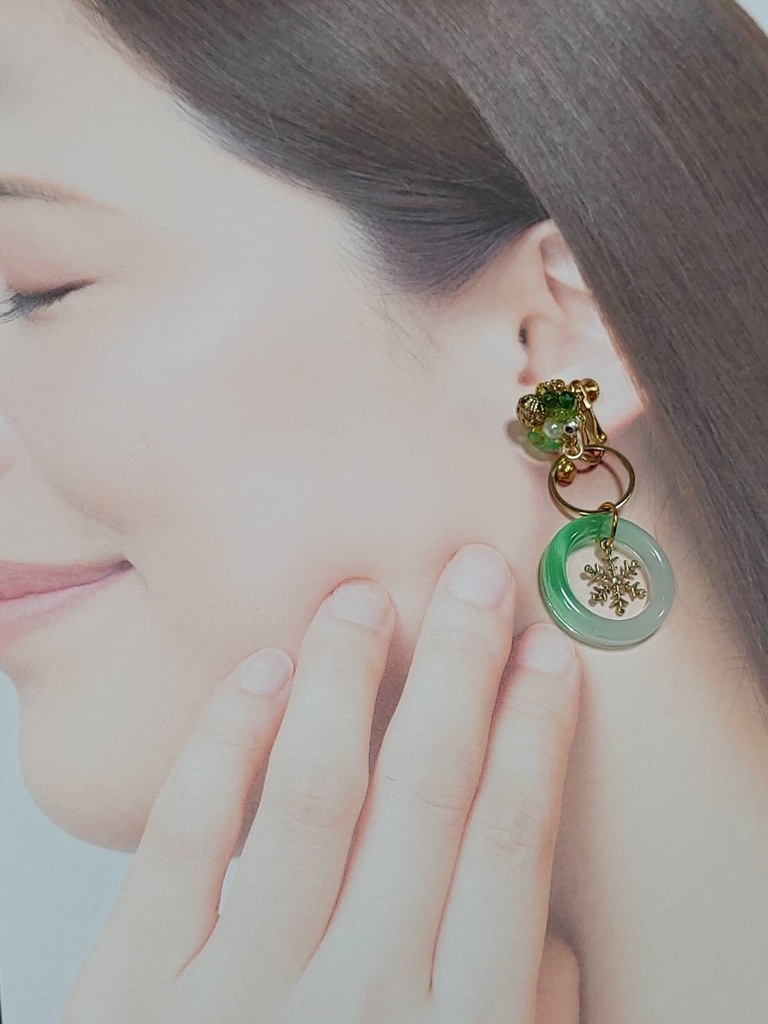 YOIイメージイヤリング リング型 2wayタイプ