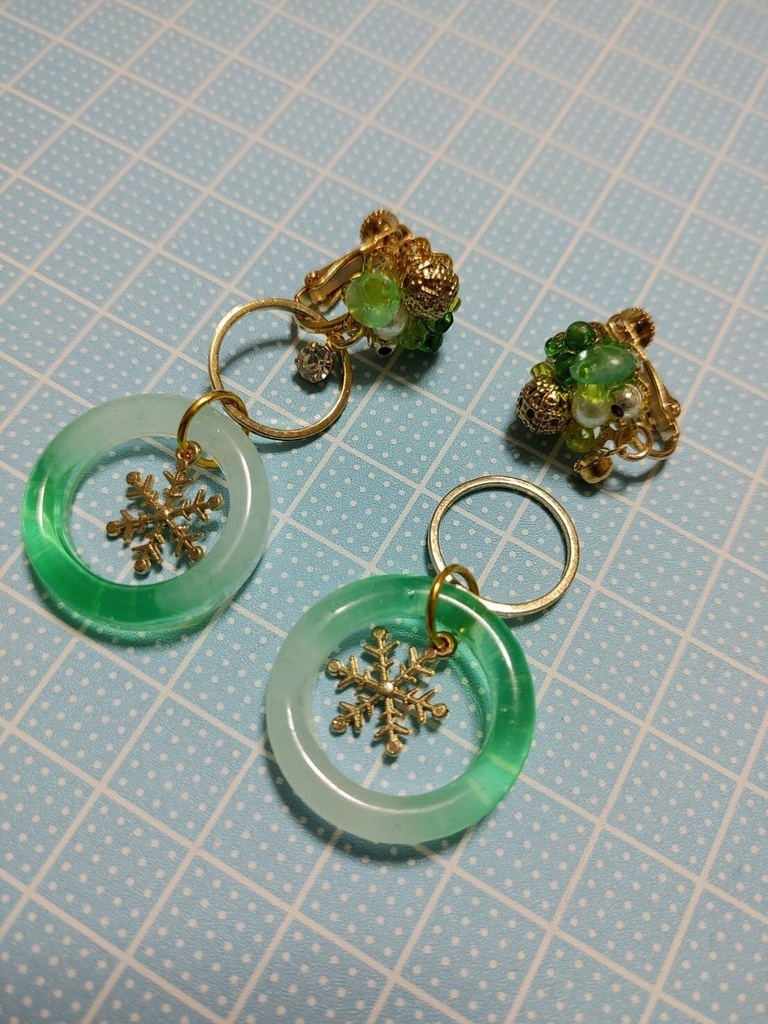 YOIイメージイヤリング リング型 2wayタイプ