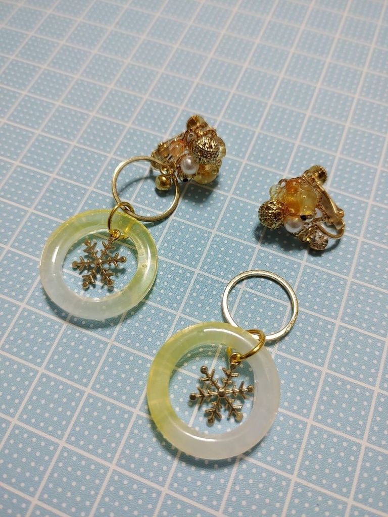 YOIイメージイヤリング リング型 2wayタイプ