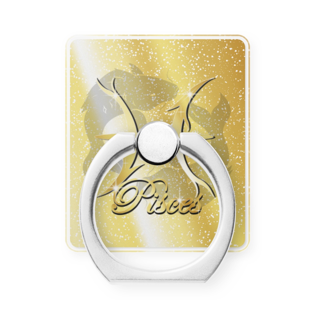 十二星座 -魚座 ゴールド- スマホリング