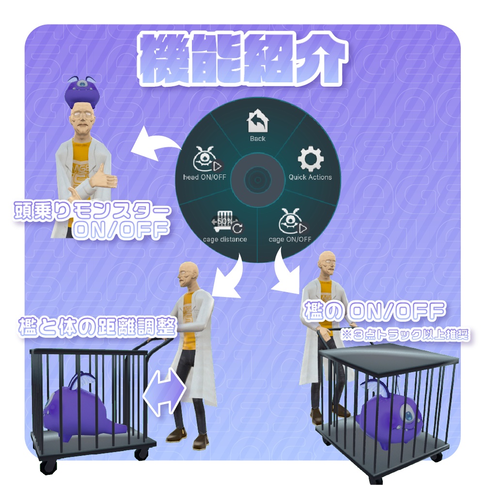 【VRChat用アバター】エイジフィフティーワン / AGE51