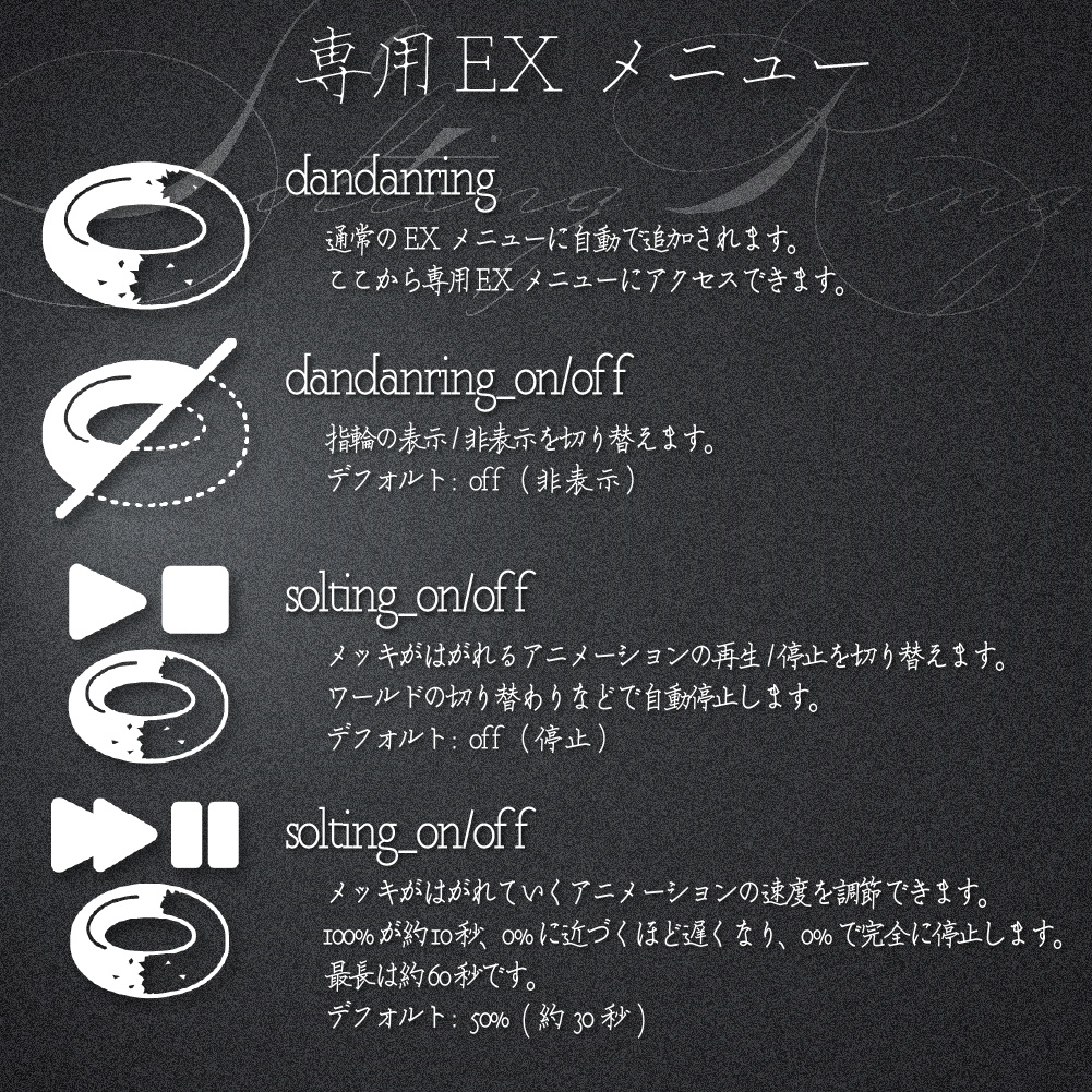 【ギミック付き】だんだんお塩リング【VRChat】