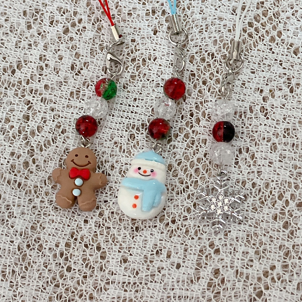 手作りストラップ☃️