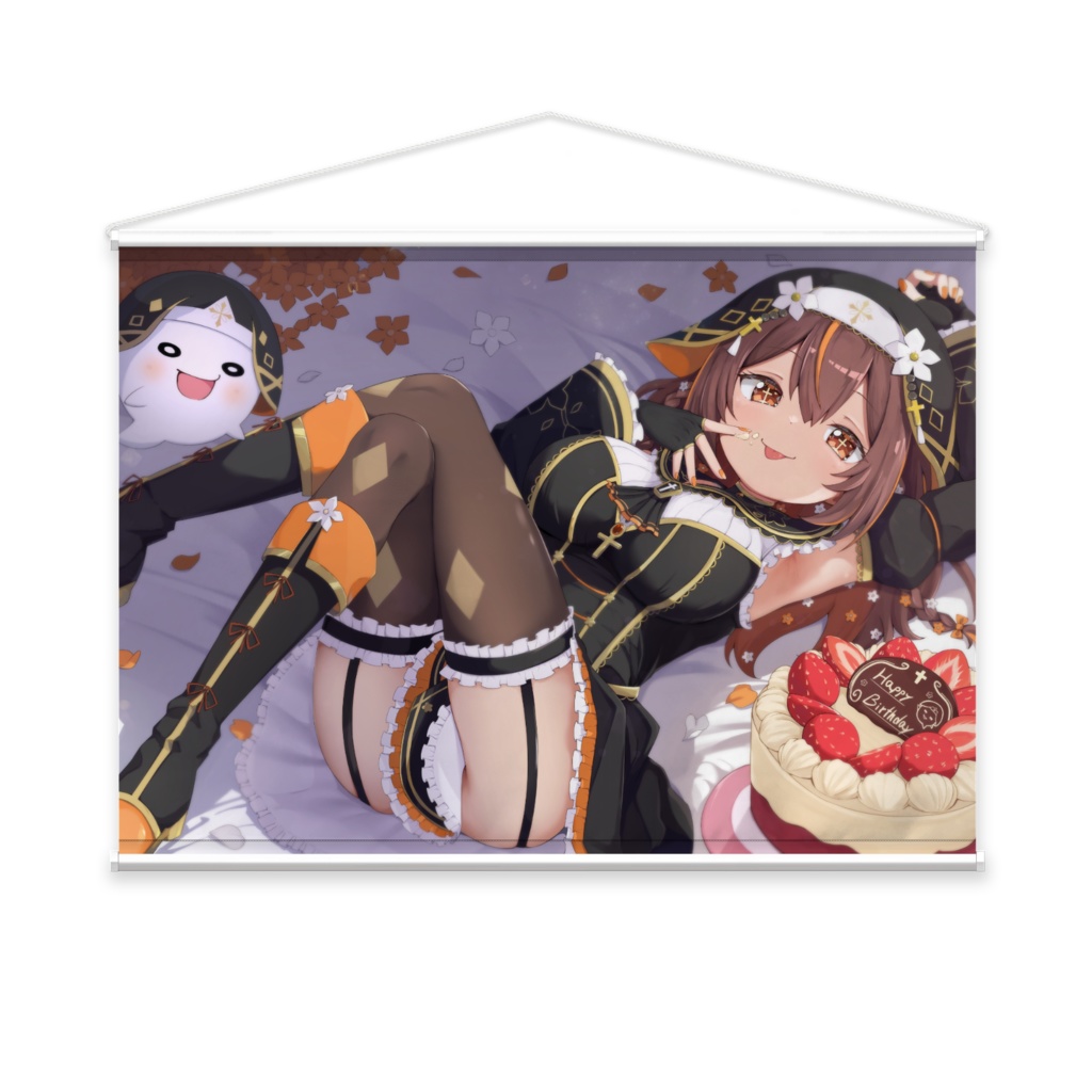 【横タペストリー】お誕生日こふぃん