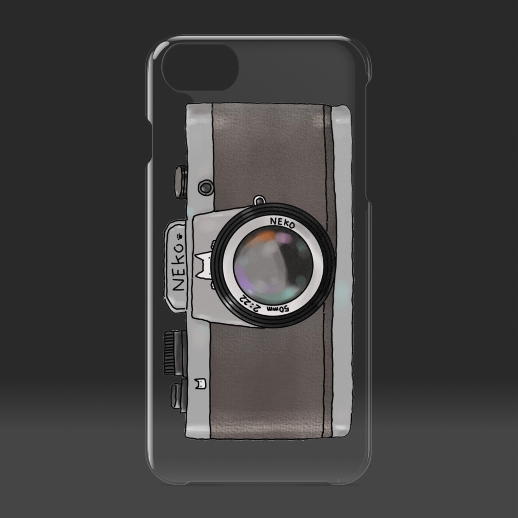 ネコカメラスマホケース