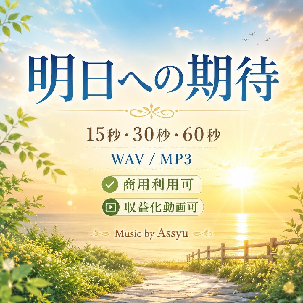 明日への期待｜商用利用可能BGM