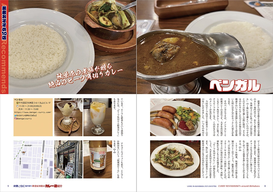 【完売御礼】秋葉原界隈のカレー店紹介(冊子版)