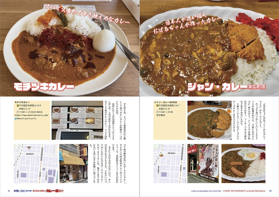【完売御礼】秋葉原界隈のカレー店紹介(冊子版)