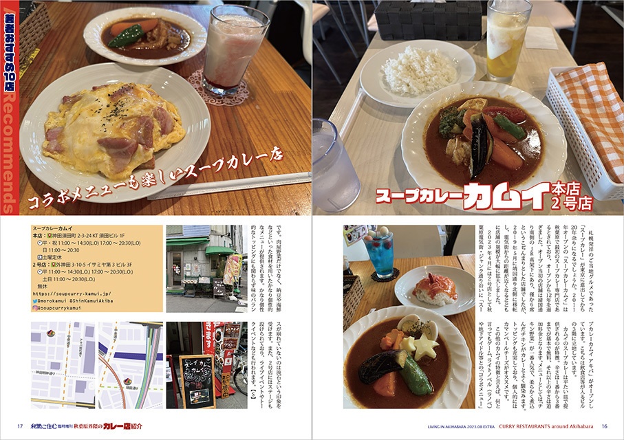 【完売御礼】秋葉原界隈のカレー店紹介(冊子版)