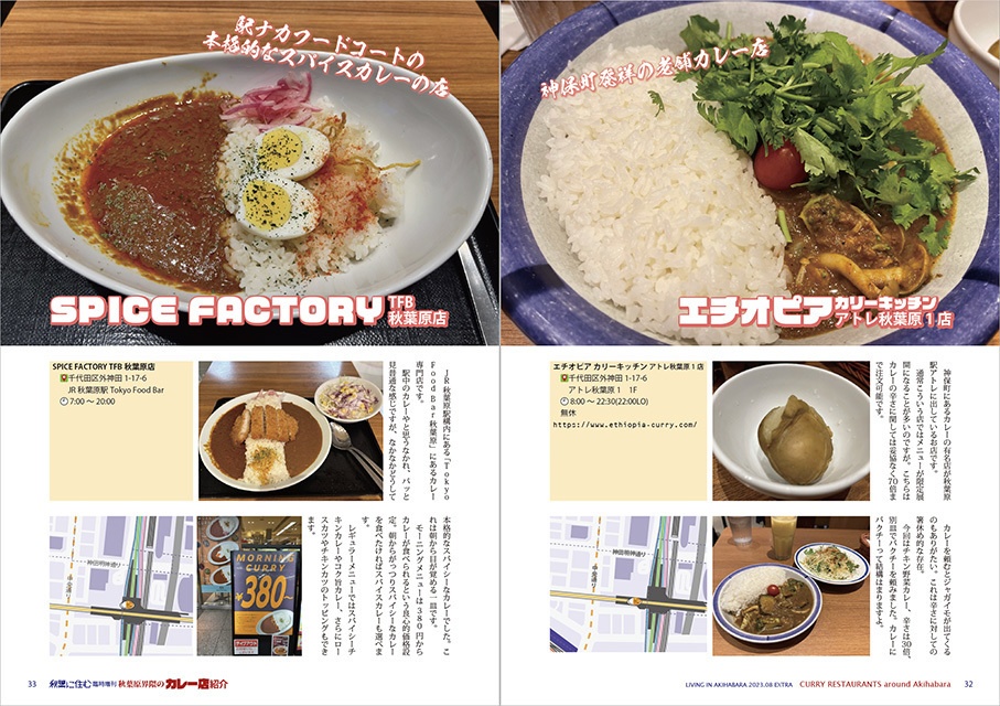 【完売御礼】秋葉原界隈のカレー店紹介(冊子版)