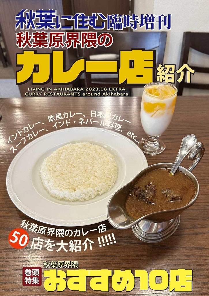 秋葉原界隈のカレー店紹介(電子書籍)