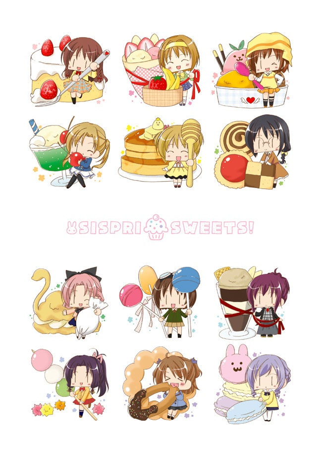 シスプリ×スイーツクリアファイル