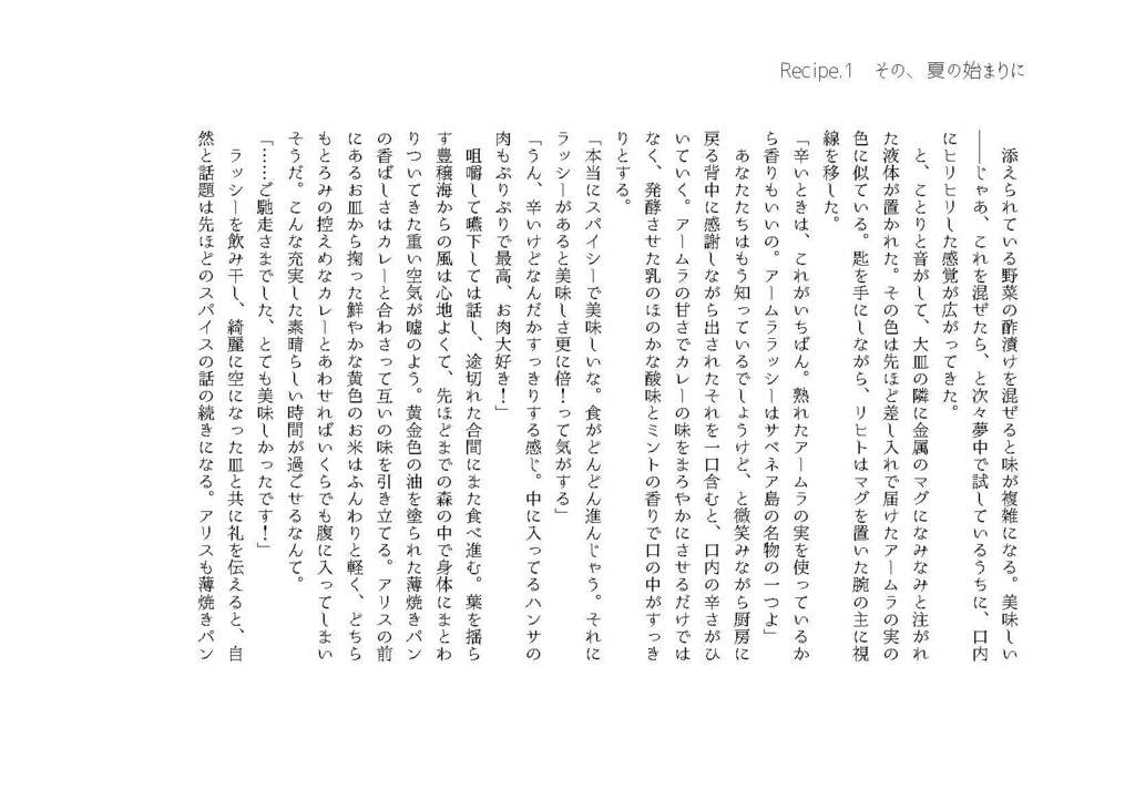 愛用のレシピ帳 -君と素敵な週末を-