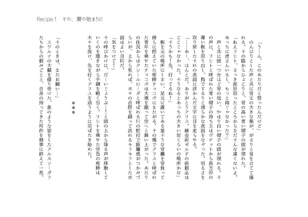 愛用のレシピ帳 -君と素敵な週末を-