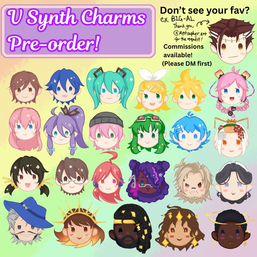 音声合成キャラクター アイコンチャーム/連結アクリルキーホルダー