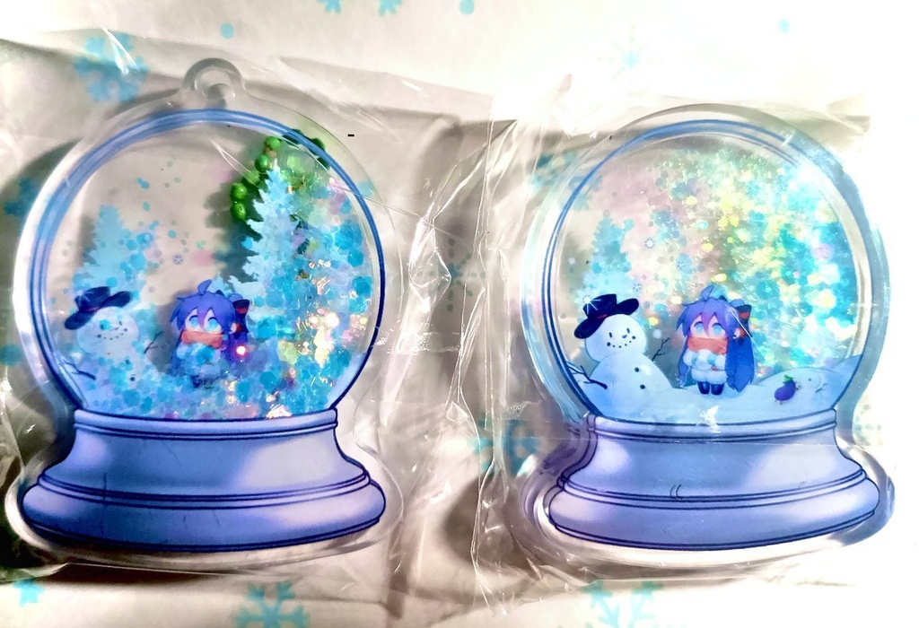 神威がくぽ スノードーム 流砂アクリルチャーム