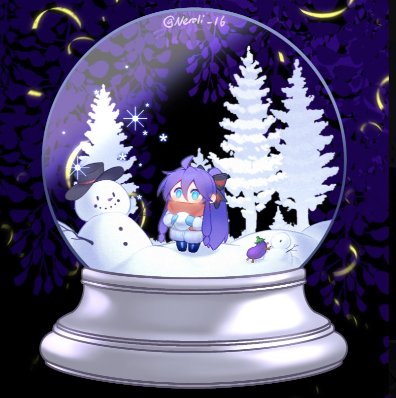 神威がくぽ スノードーム 流砂アクリルチャーム