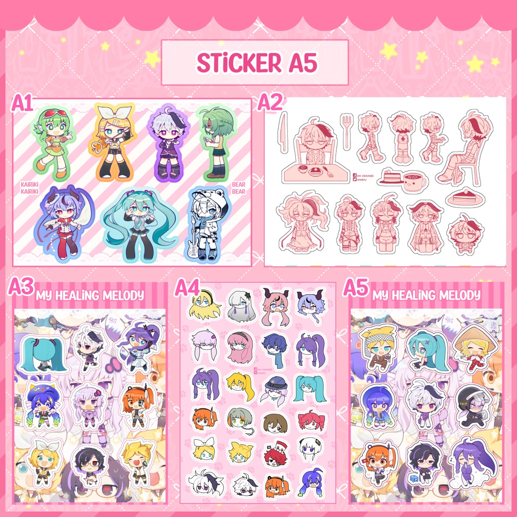 音声合成キャラクター ステッカー